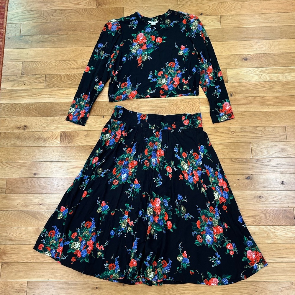 Dennis Goldsmith Shirt and Skirt Set- Vintage